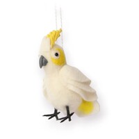 3D Bauble Felt Cockatoo