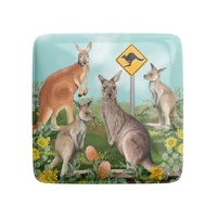 Fridge Magnet - Kangaroos in the Wild